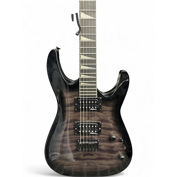 Used Jackson JS32 Dinky Trans Black Solid Body Electric Guitar