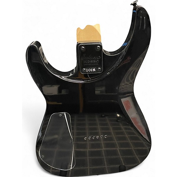 Used Jackson JS32 Dinky Trans Black Solid Body Electric Guitar