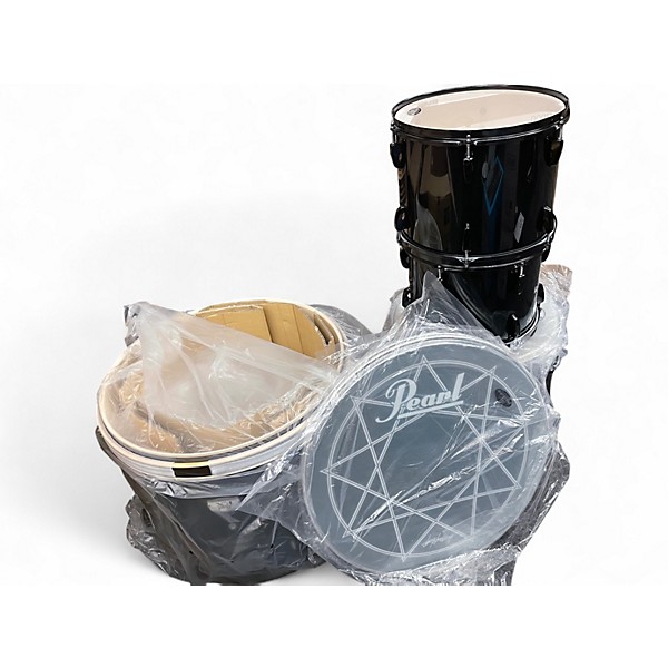 Used Pearl 7 Piece Joey Jordison Signature Drum Kit Black Drum Kit