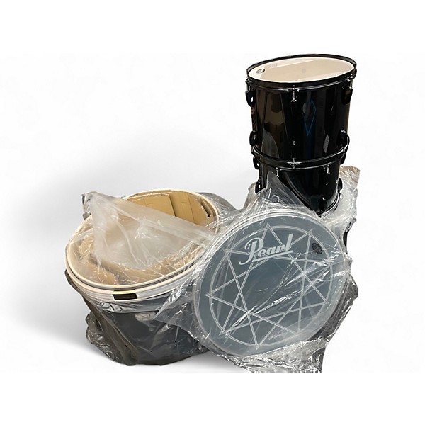 Used Pearl 7 Piece Joey Jordison Signature Drum Kit Black Drum Kit