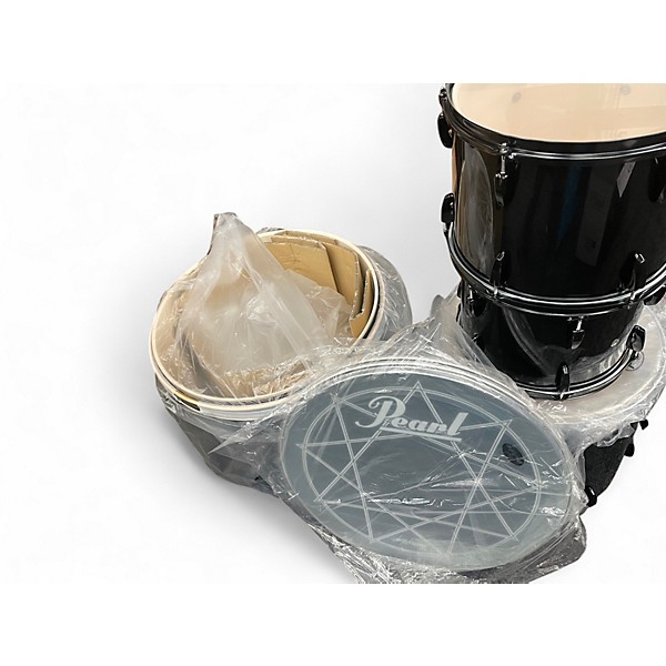 Used Pearl 7 Piece Joey Jordison Signature Drum Kit Black Drum Kit
