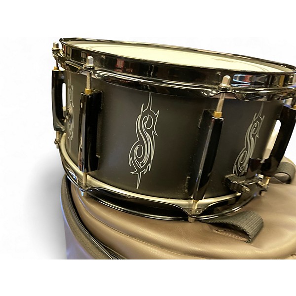 Used Pearl 13X6.5 Joey Jordison Signature Snare Flat Black Drum