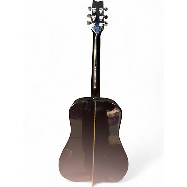 Vintage 1998 Washburn DX2000 Black Acoustic Guitar