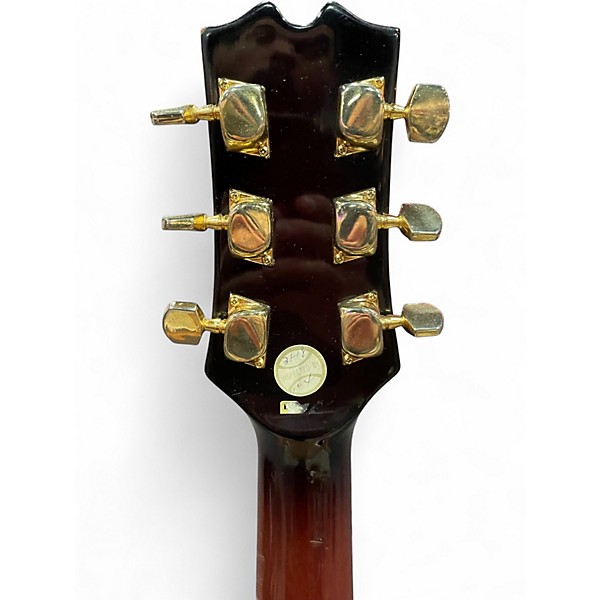 Used Hondo H935 2 Tone Sunburst Hollow Body Electric Guitar