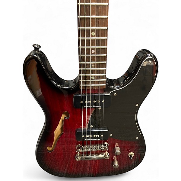 Used Fender TC90 BLACK CHERRY BURST Hollow Body Electric Guitar