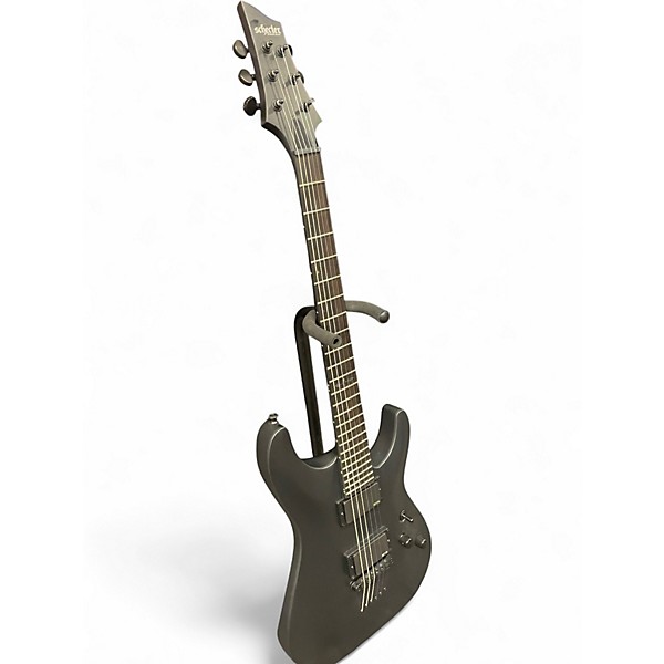 Used Schecter Guitar Research C1 Platinum Blackout Satin Black Solid Body Electric Guitar