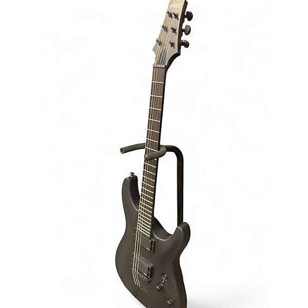 Used Schecter Guitar Research C1 Platinum Blackout Satin Black Solid Body Electric Guitar