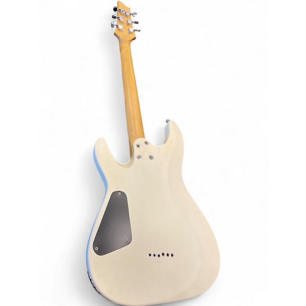 Used Schecter Guitar Research C-6 DELUXE Cream Solid Body Electric Guitar