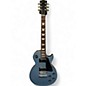 Used Gibson REFINISHED LES PAUL TRADITIONAL Pelham Blue Solid Body Electric Guitar thumbnail
