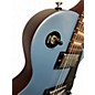Used Gibson REFINISHED LES PAUL TRADITIONAL Pelham Blue Solid Body Electric Guitar