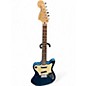 Used Squier Paranormal Series Super-Sonic BLUE SPARKLE Solid Body Electric Guitar thumbnail