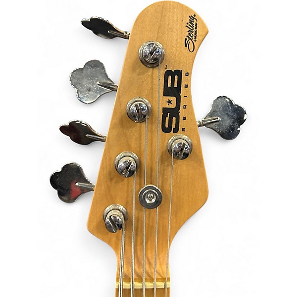 Used Sterling by Music Man Sub Stingray Black Electric Bass Guitar