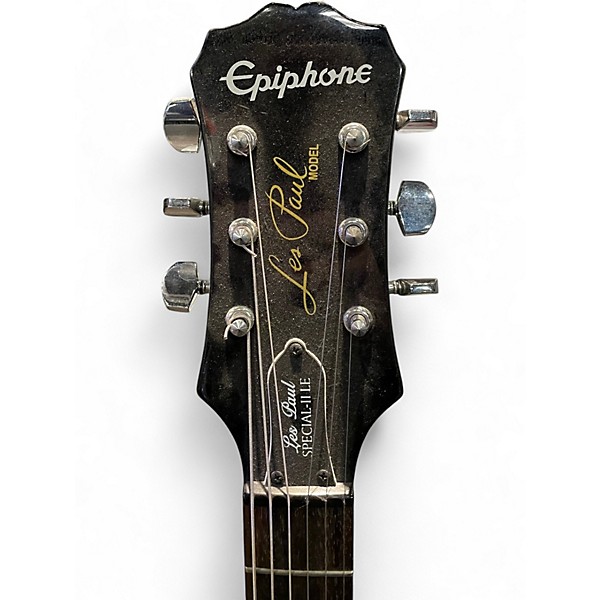 Used Epiphone Les Paul Special II LE Black Solid Body Electric Guitar