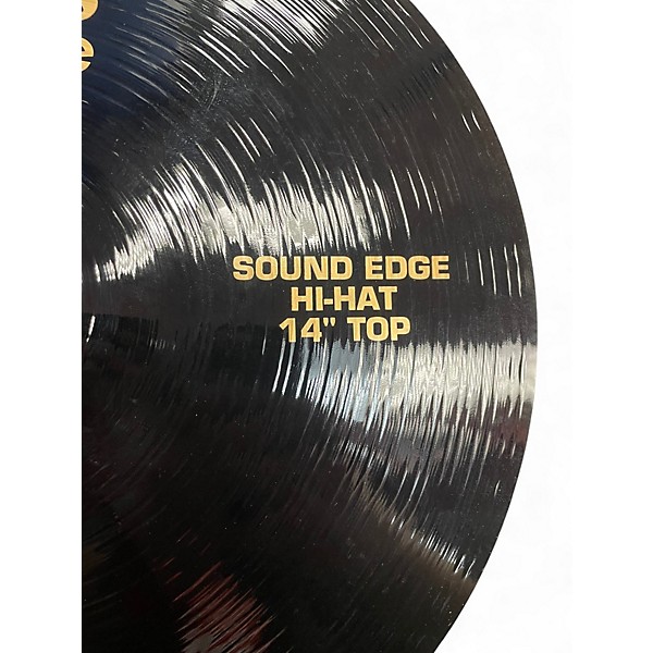 Used 2008 Paiste 14in Alpha Sound Edge Hi Hat Pair Cymbal