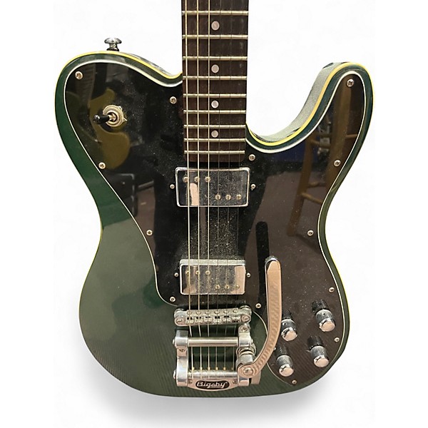 Used Schecter Guitar Research Diamond Series PT Green Solid Body Electric Guitar