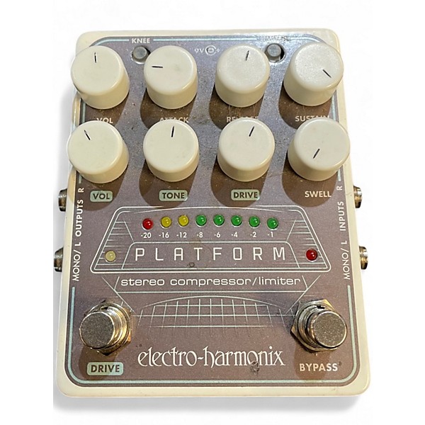 Used Electro-Harmonix Platform Stereo Compressor Limiter Effect Pedal