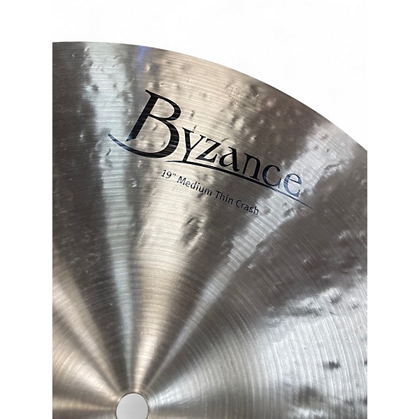 Used MEINL 19in Byzance Traditional Medium Thin Crash Cymbal