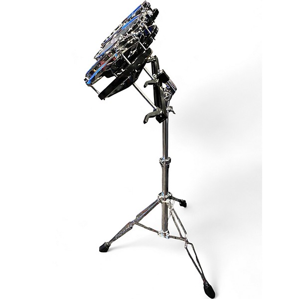 Used Remo Multiple Rototom Metallic Silver Roto Toms