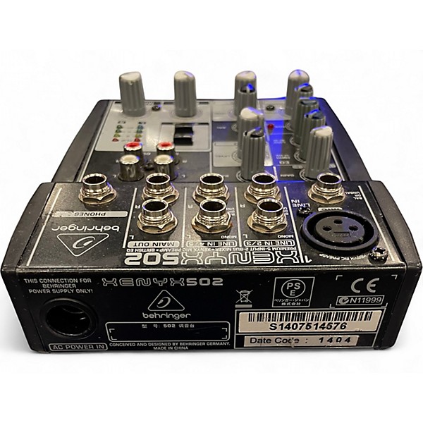 Used Behringer Xenyx 502 Unpowered Mixer