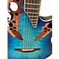Used Ovation CELEBRITY CE48 Blue Burst Acoustic Electric Guitar