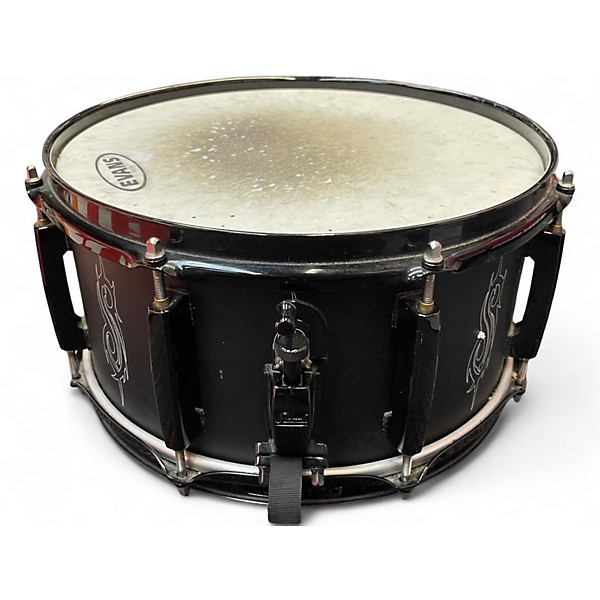 Used Pearl 13X6.5 Joey Jordison Signature Snare Black Drum