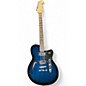 Used Reverend Club King HB Blue Burst Hollow Body Electric Guitar thumbnail
