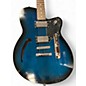 Used Reverend Club King HB Blue Burst Hollow Body Electric Guitar