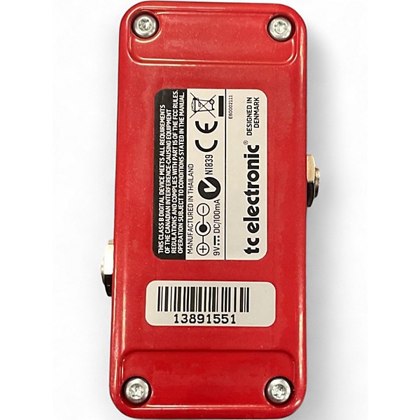 Used TC Electronic Hall Of Fame Mini Reverb Effect Pedal