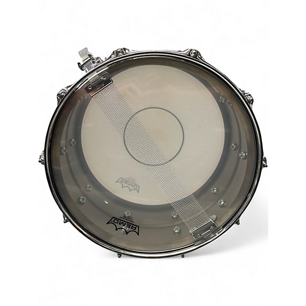 Used Ludwig 6.5X14 Black Beauty Snare Drum With Tube Lugs 14 x 6.5 in Nickel Bronze Drum