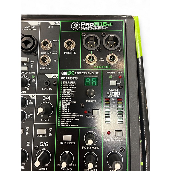 Used Mackie ProFx6 Powered Mixer
