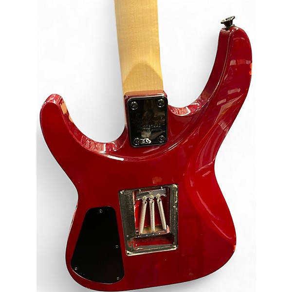 Used Jackson JS34Q Dinky Trans Red Solid Body Electric Guitar