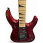 Used Jackson JS34Q Dinky Trans Red Solid Body Electric Guitar