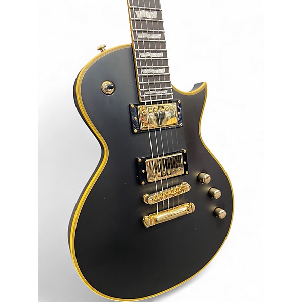 Used ESP LTD EC1000 Deluxe VINTAGE BLACK Solid Body Electric Guitar