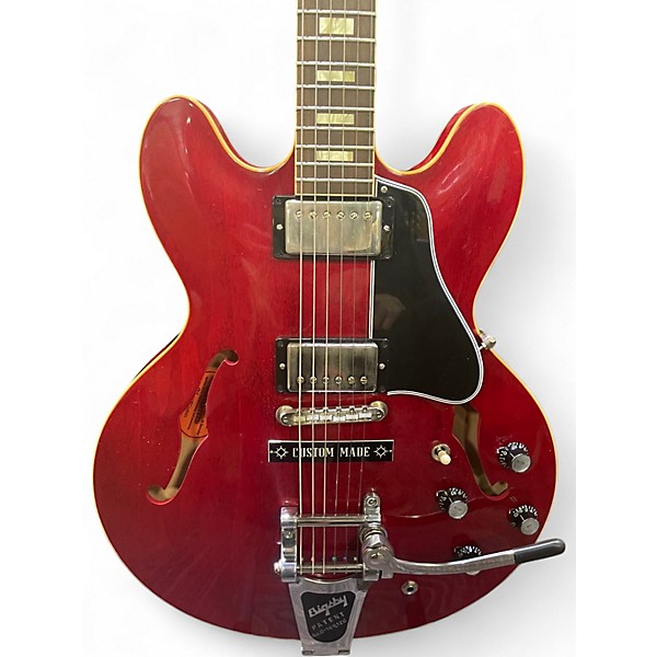 Used Gibson Custom Shop 1964 ES-335 Reissue with Bigsby Custom Cherry Hollow Body Electric Guitar