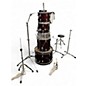 Used Sunlite 5 Piece 5pc drumkit  Red Drum Kit