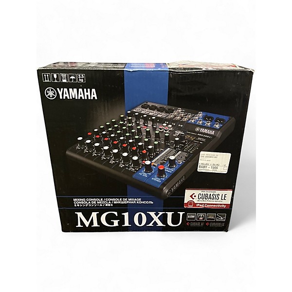 Used Yamaha MG10XU 10 Channel Mixer with Effects Unpowered Mixer
