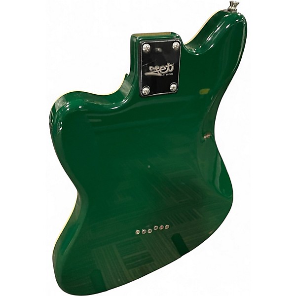 Used Jet jj350 Green Solid Body Electric Guitar