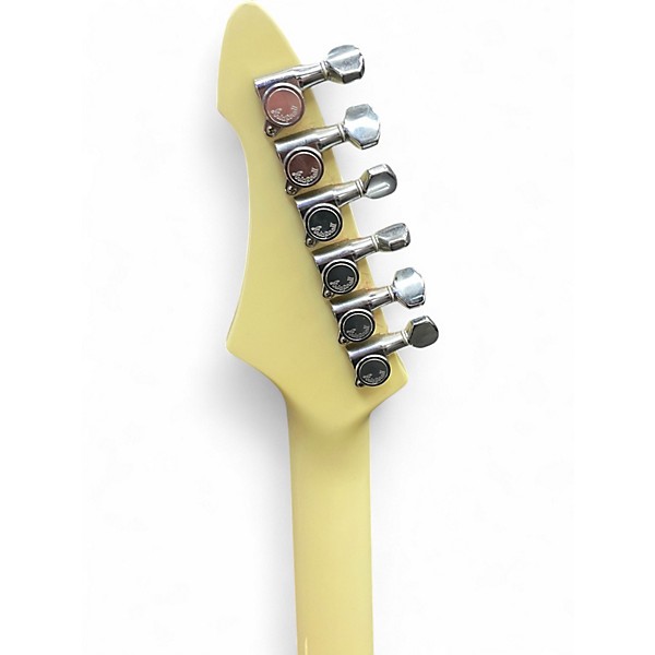 Used Aria Pro II ZZ Deluxe Olympic White Solid Body Electric Guitar