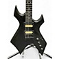 Used Hondo Formula 1 H787 Black Sparkle Solid Body Electric Guitar