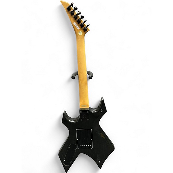 Used Hondo Formula 1 H787 Black Sparkle Solid Body Electric Guitar