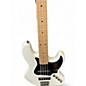 Used Squier Contemporary Active Jazz Bass White Electric Bass Guitar