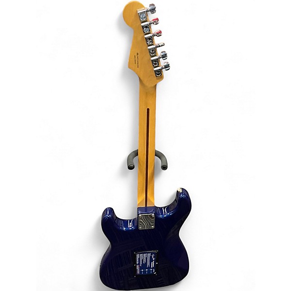 Used Fender ACOUSTASONIC STRATOCASTER Blue Acoustic Electric Guitar