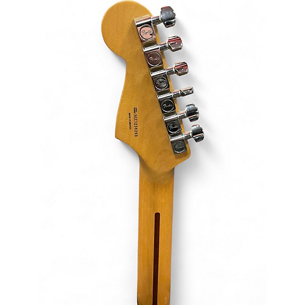 Used Fender ACOUSTASONIC STRATOCASTER Blue Acoustic Electric Guitar