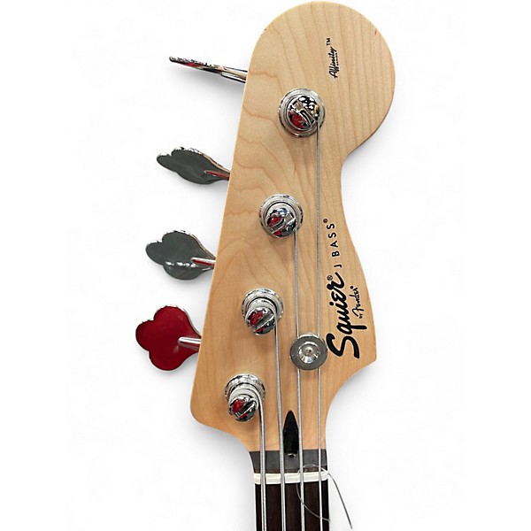 Used Squier Affinity Jazz Bass Black Electric Bass Guitar