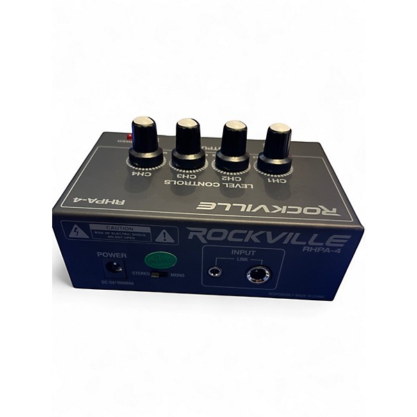 Used Rockville RHPA4 Headphone Amp