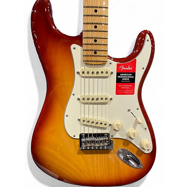 Used 2018 Fender American Professional Stratocaster SSS Sienna Sunburst Solid Body Electric Guitar