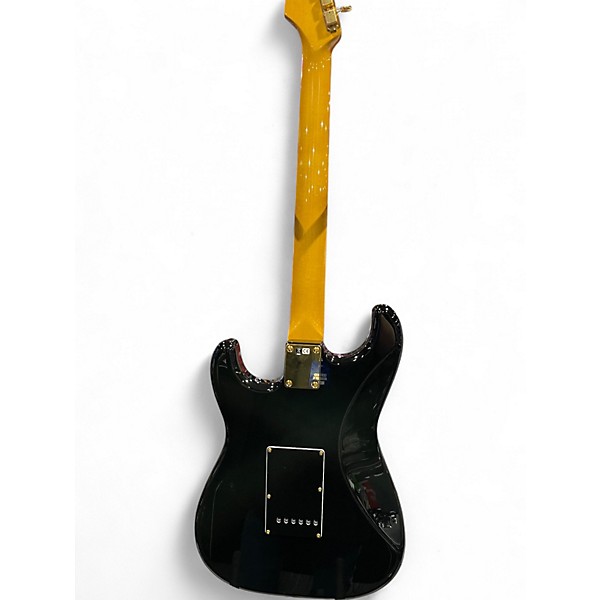 Used 2018 Fender MIDNIGHT STRAT Black Solid Body Electric Guitar