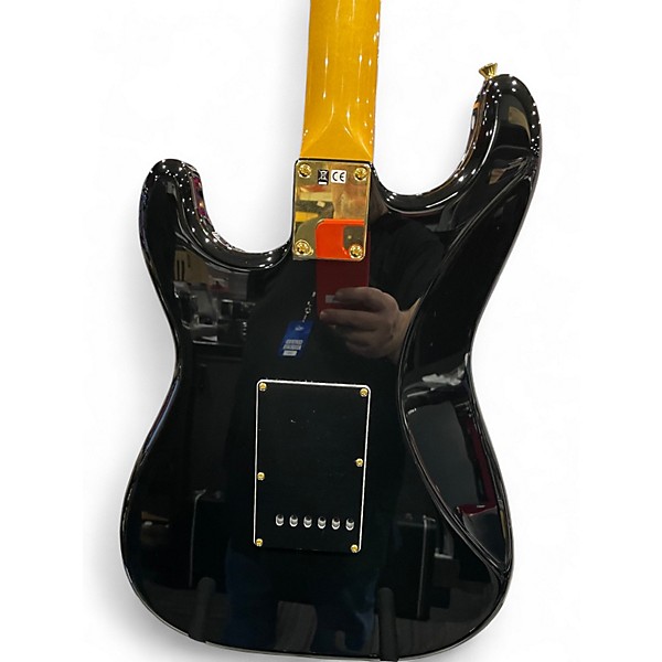 Used 2018 Fender MIDNIGHT STRAT Black Solid Body Electric Guitar