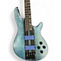 Used Schecter Guitar Research Diamond Series C4 GT  Trans Blue Electric Bass Guitar