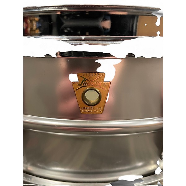 Vintage 1960s Ludwig 5X14 Acrolite Snare STEEL Drum